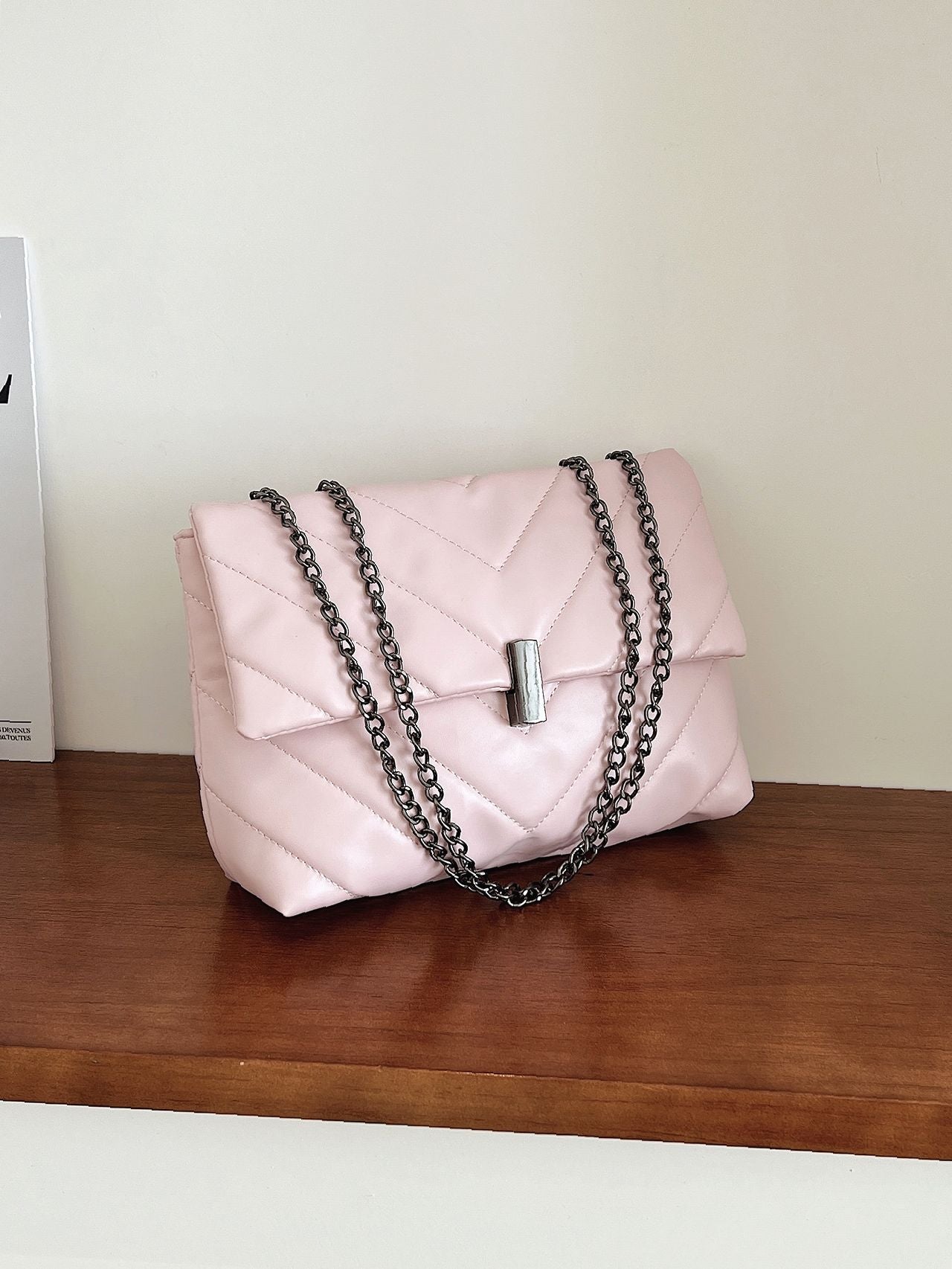 Maxct - Chevron Chain Tote Bag  - Women Tote Bags