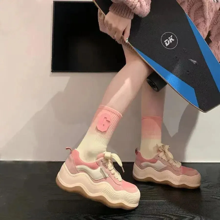 Platform Sneakers for Women - Wave Style Maxct
