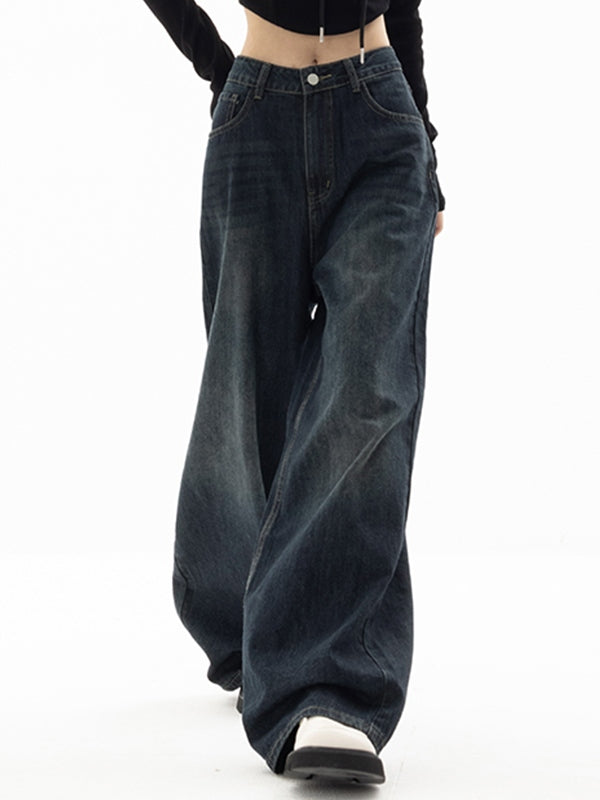 Vintage Blue 90s Boyfriend Jeans Maxct