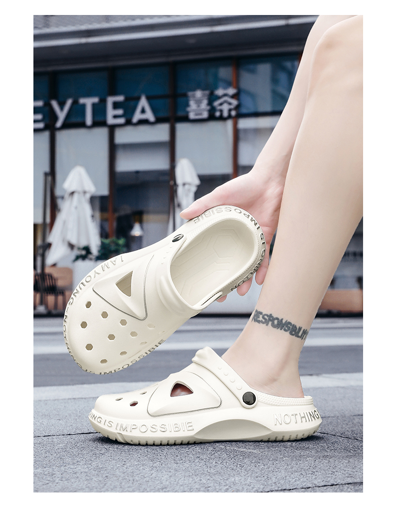 Soft Bottom Outdoor Pool Shoes for Men: Cave Clogs Slippers