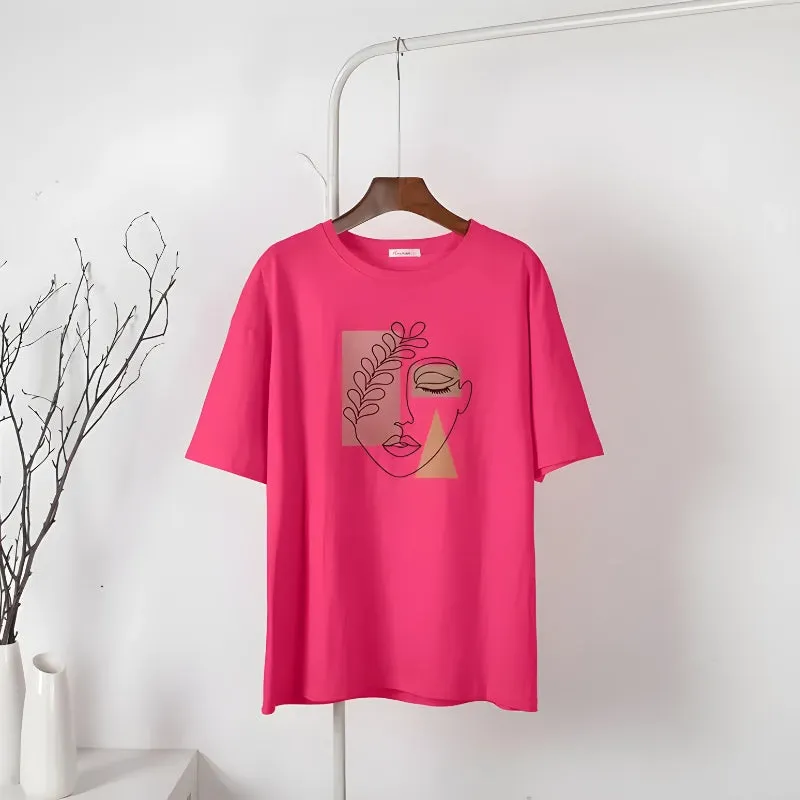 Maxct &Woman Face Minimal Tee
