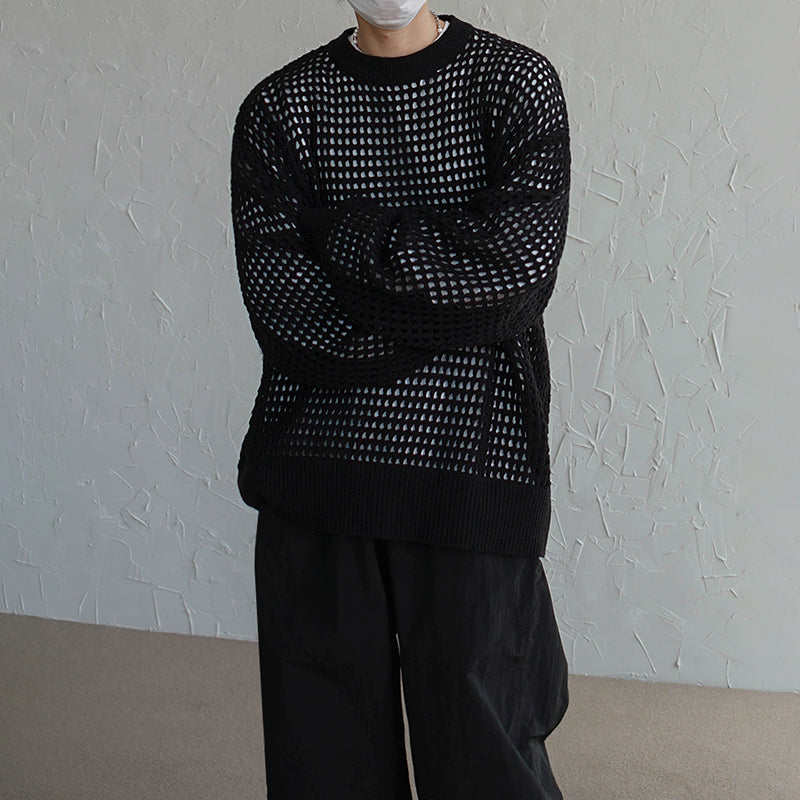 Maxct 5159 Knitted Hole Sweater