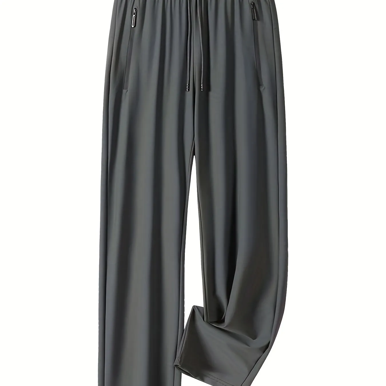 Maxct  Lightweight Breathable Comfy Joggers, Men's Casual High Stretch Waist Drawstring Sports Pants Sweatpants