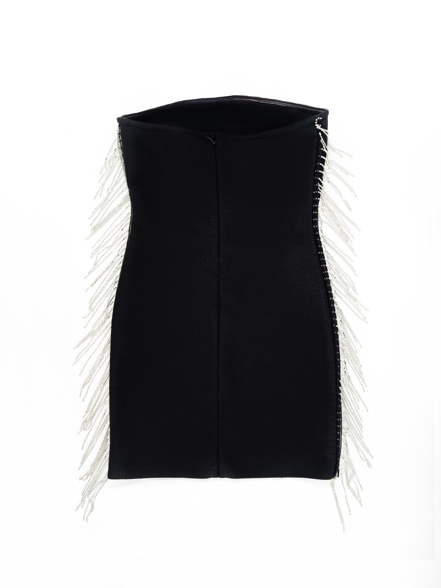 Women's Summer Women 2024 Diamond Tassel Strapless Bandage Dress Sexy Party Dress