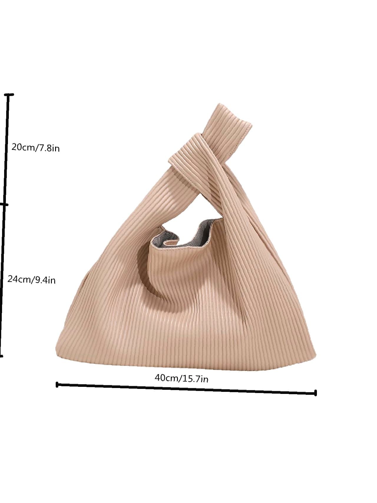 Maxct - Minimalist Embossed Top Handle Bag  - Women Tote Bags