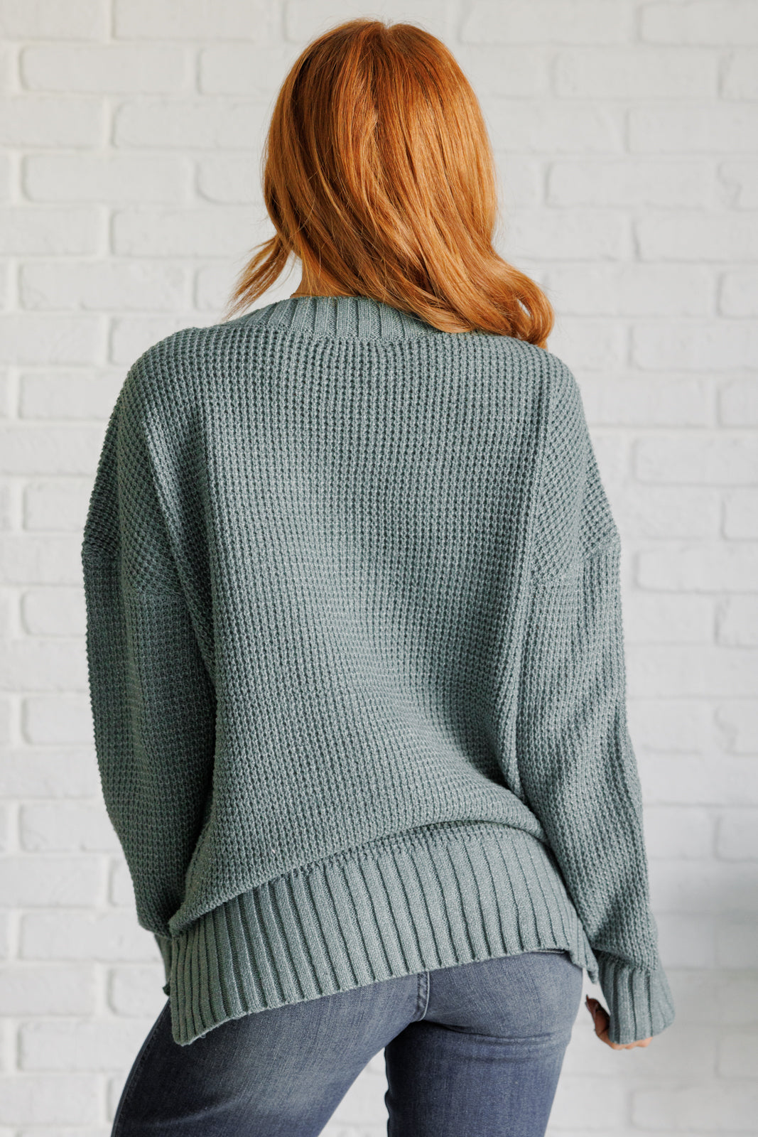 Maxct &Lakeside View Drop Shoulder Sweater in Sage