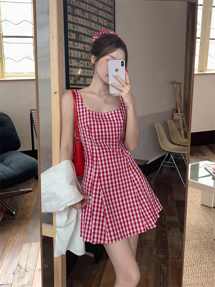 Candy Shop Gingham Mini Dress Maxct