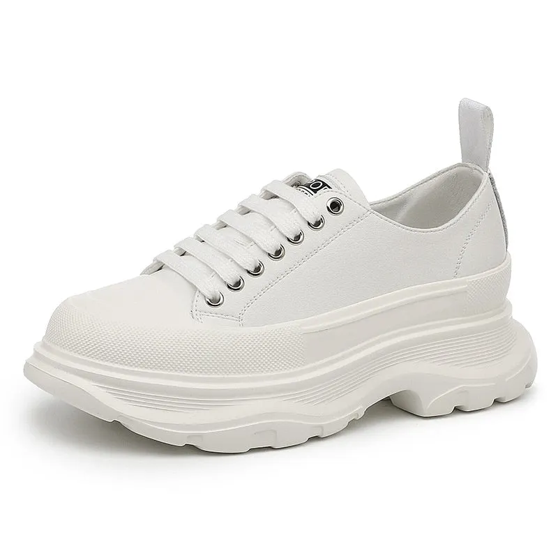Canvas Platform Sneakers 5cm of Style for Women Maxct