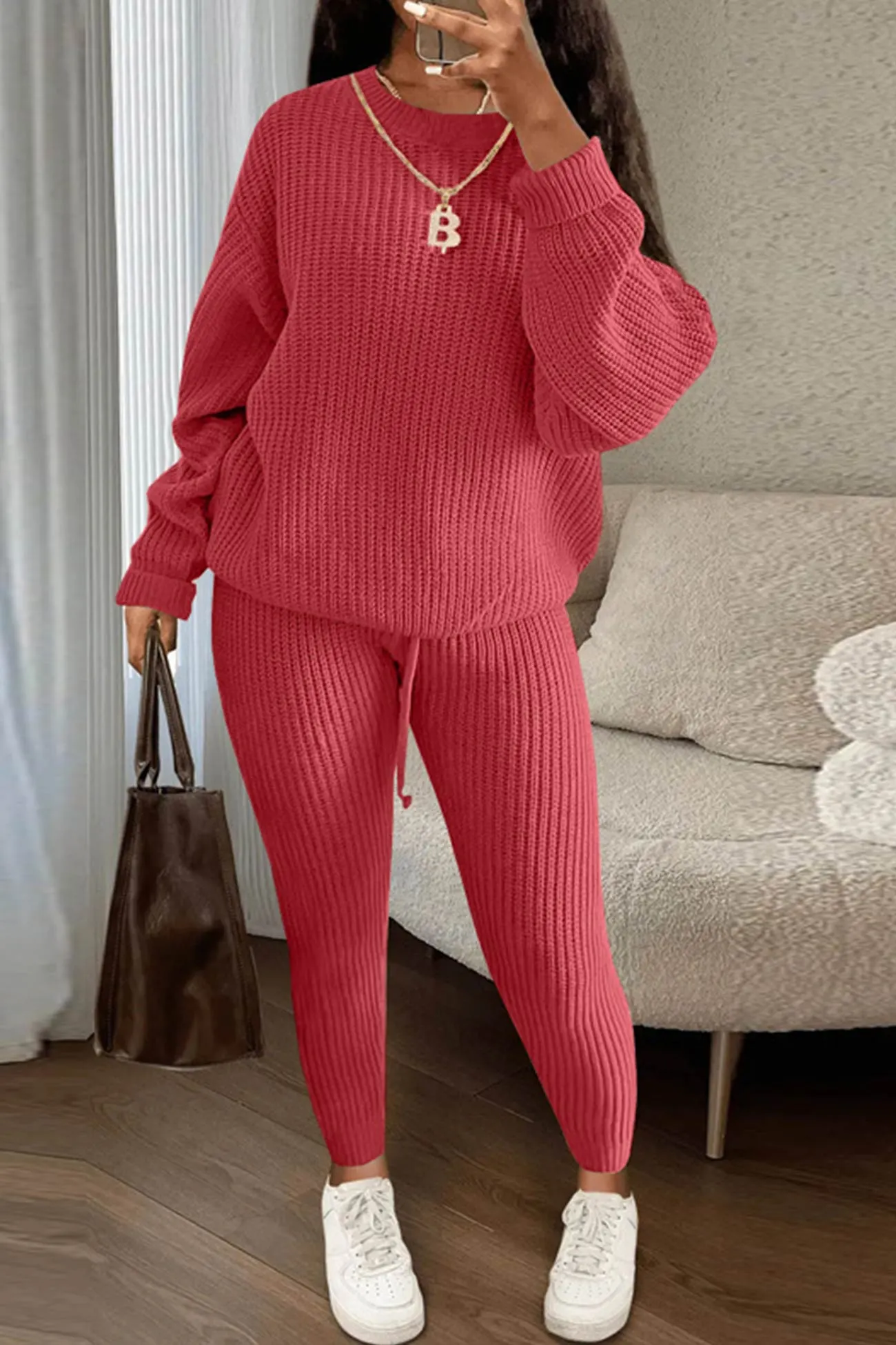 Maxct Crew Neck Sweater Suits