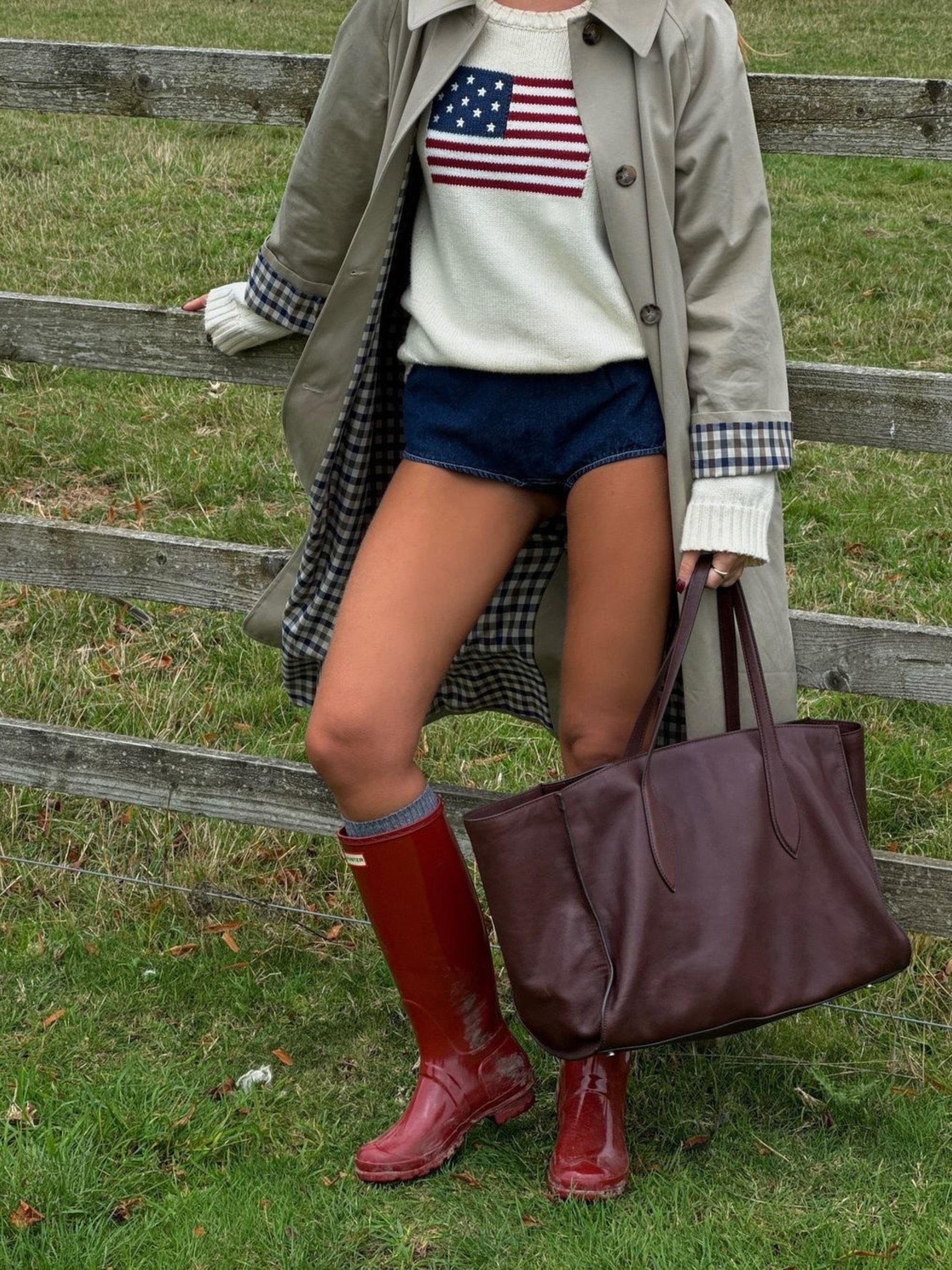 Maxct Mable American Flag Sweater