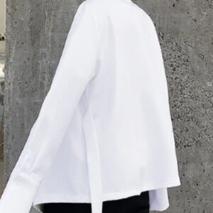 Maxct - Men's Irregular Placket Lace-up Jacket H