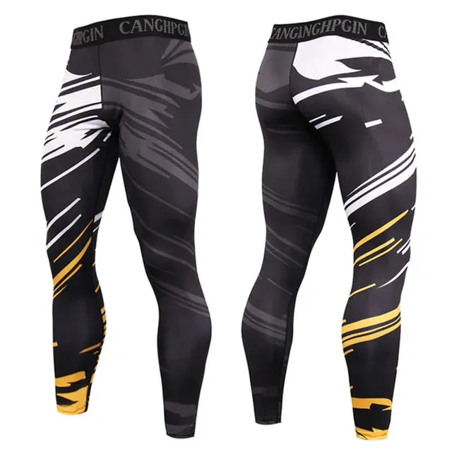 Men's Quick Dry Running Leggings Gym Fitness & Workout Maxct