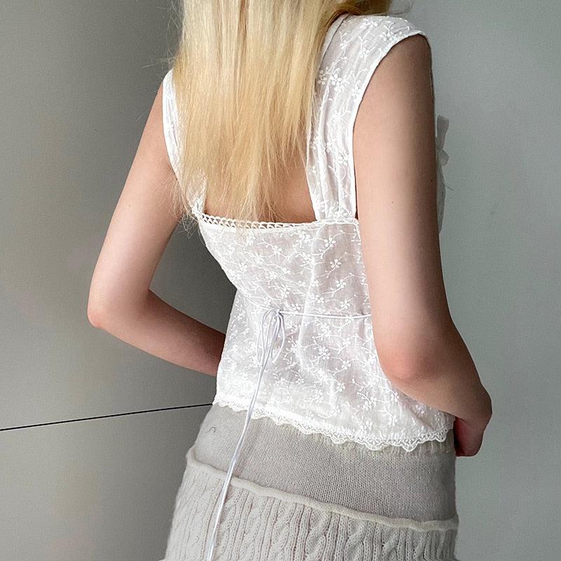 Maxct &Coquette Square Neckline Top
