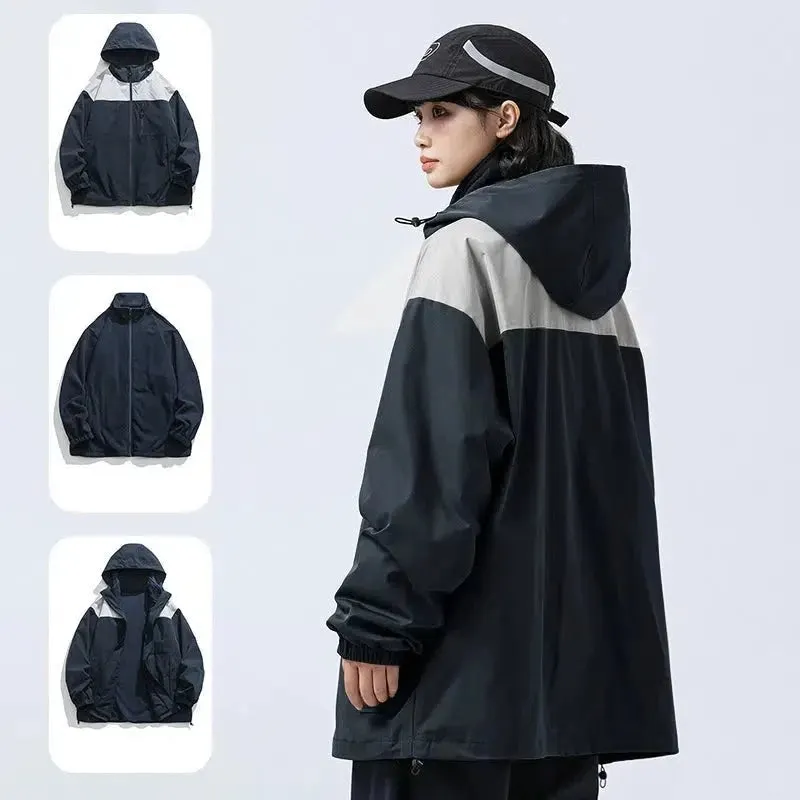 Maxct Two Piece Set Outdoor Fleece Hooded Jacket
