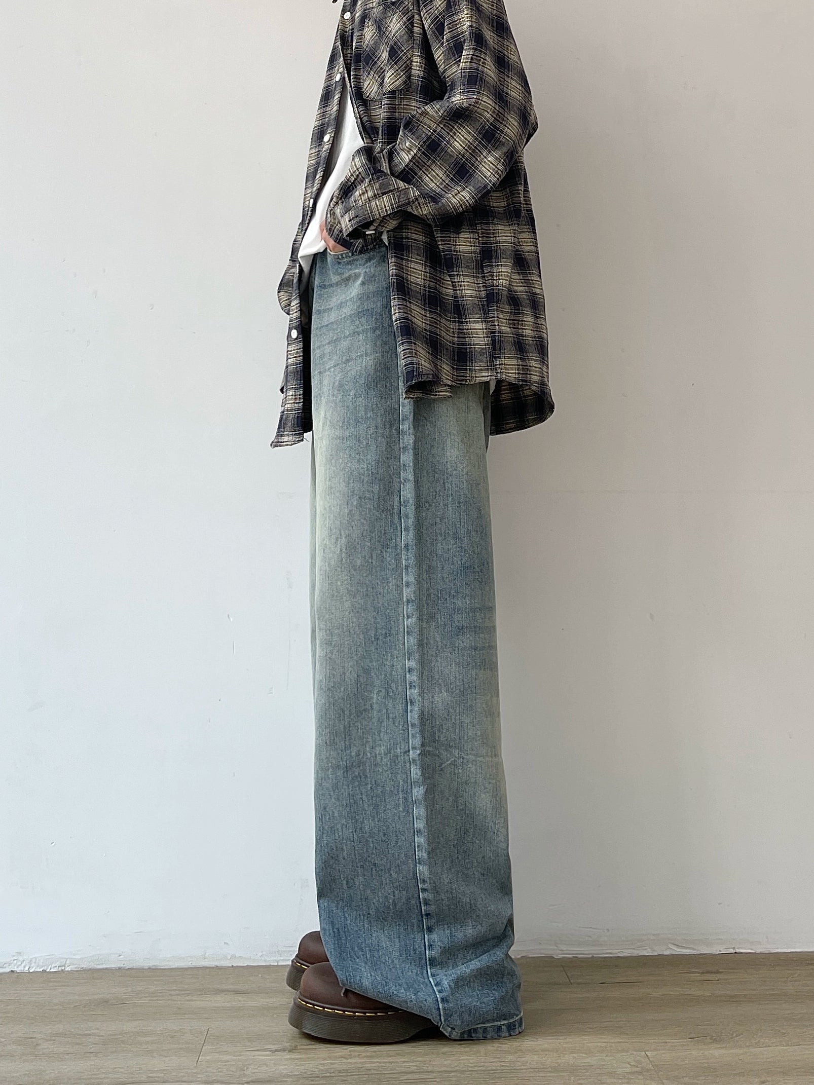 EVER Loose Wide-leg Jeans Maxct
