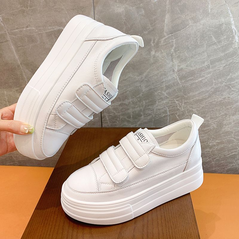 5cm Leather Platform Sneakers for Women Maxct