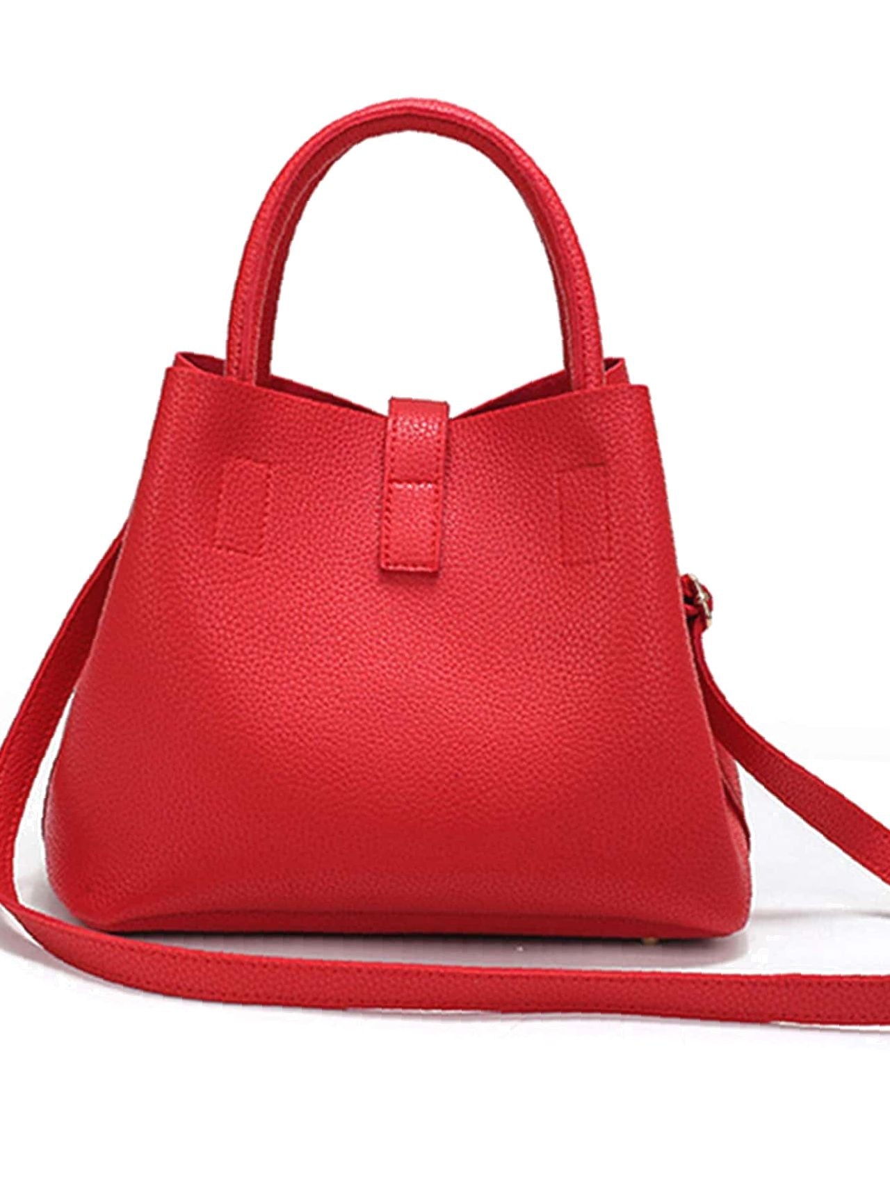 Maxct - Twist Lock Top Handle Bucket Bag  - Women Tote Bags