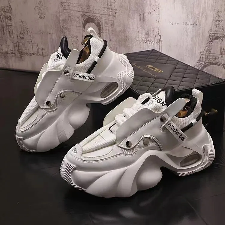 Trendy Thick Platform Sneakers for Men Maxct