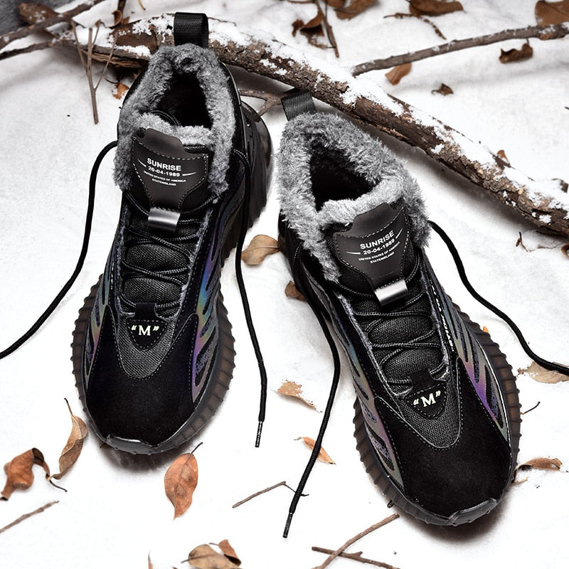 Men's High-top Warm Snow Sneakers Maxct