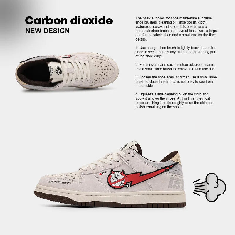 Retro Sneakers - Demon Lightning Shoes Maxct