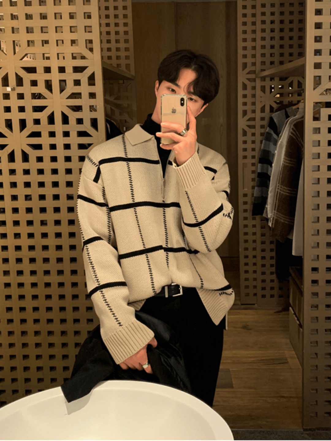 Maxct [Mrcyc] Plaid Sweater Na630
