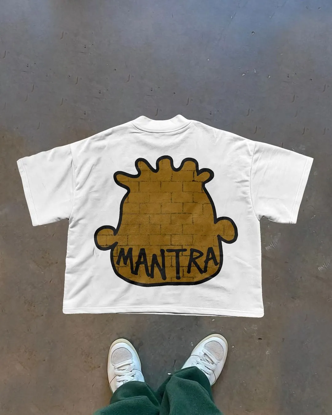 New hip-hop fun women cartoon pattern printed large T-shirt street clothing original cotton men and women short sleeves y2k top