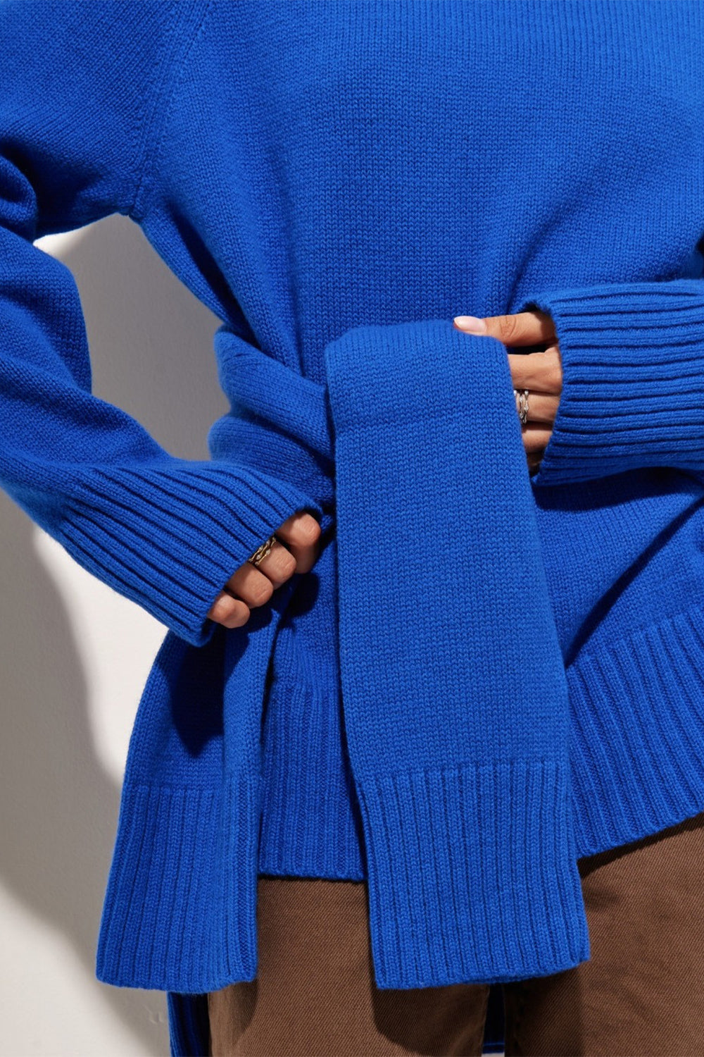 Maxct &Turtle Neck Raglan Sleeve Sweater