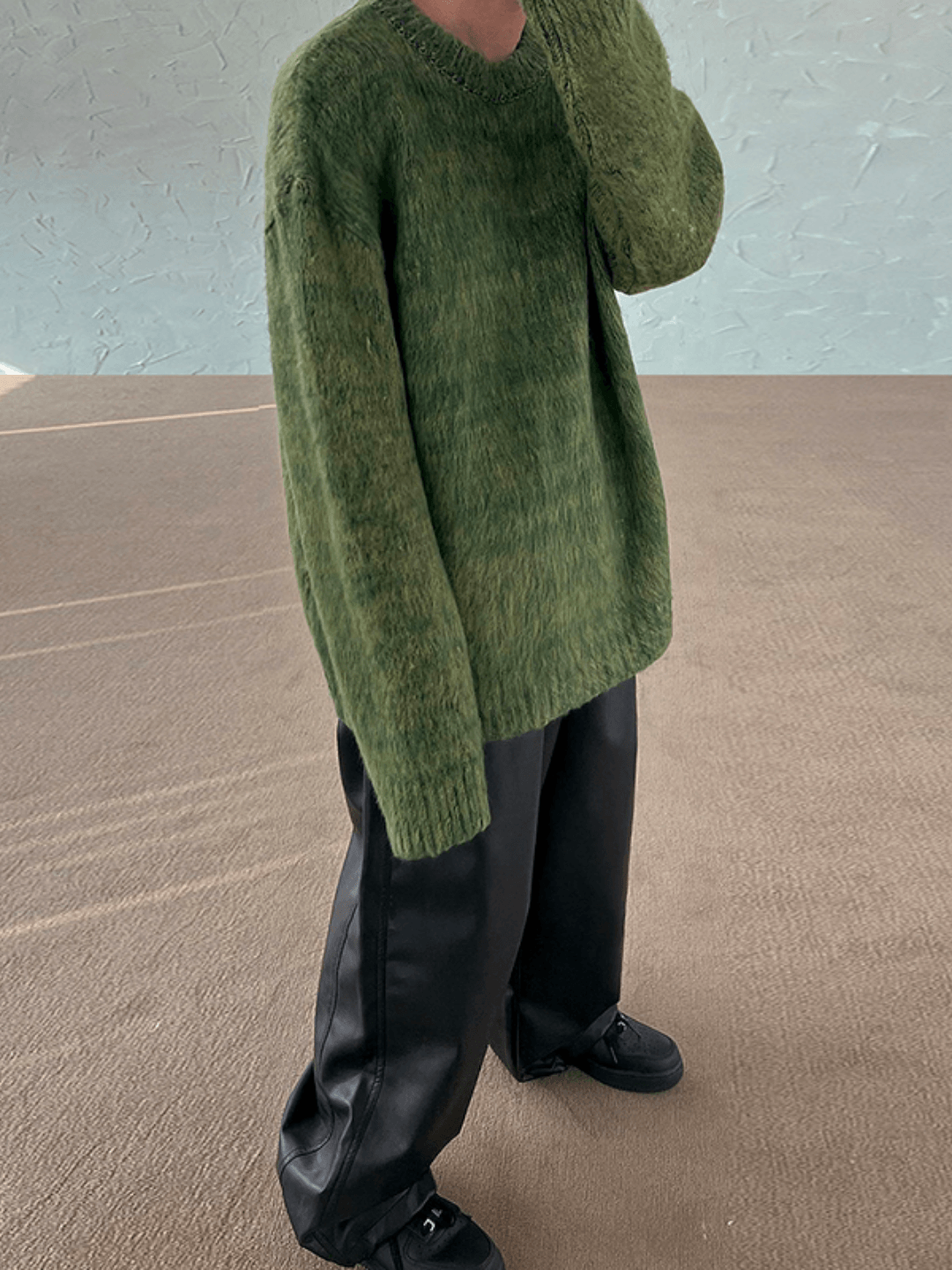 Maxct [Mrcyc] Mohair Loose Sweater Na566
