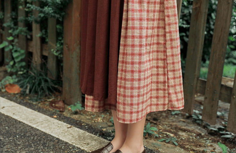 Patchwork Village Dress Maxct
