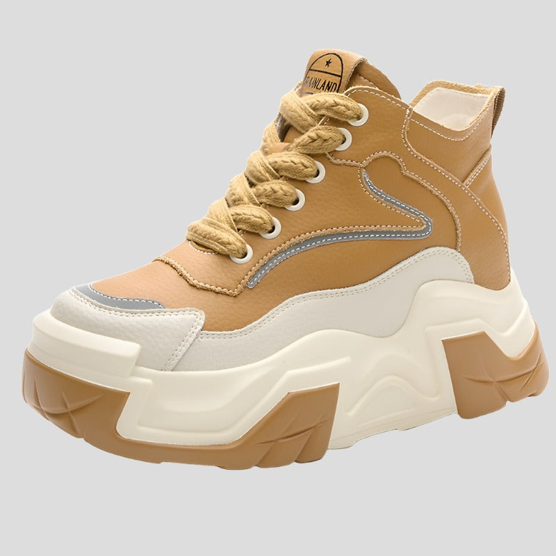 Women's Mid Calf Chunky Platform Sneakers Maxct