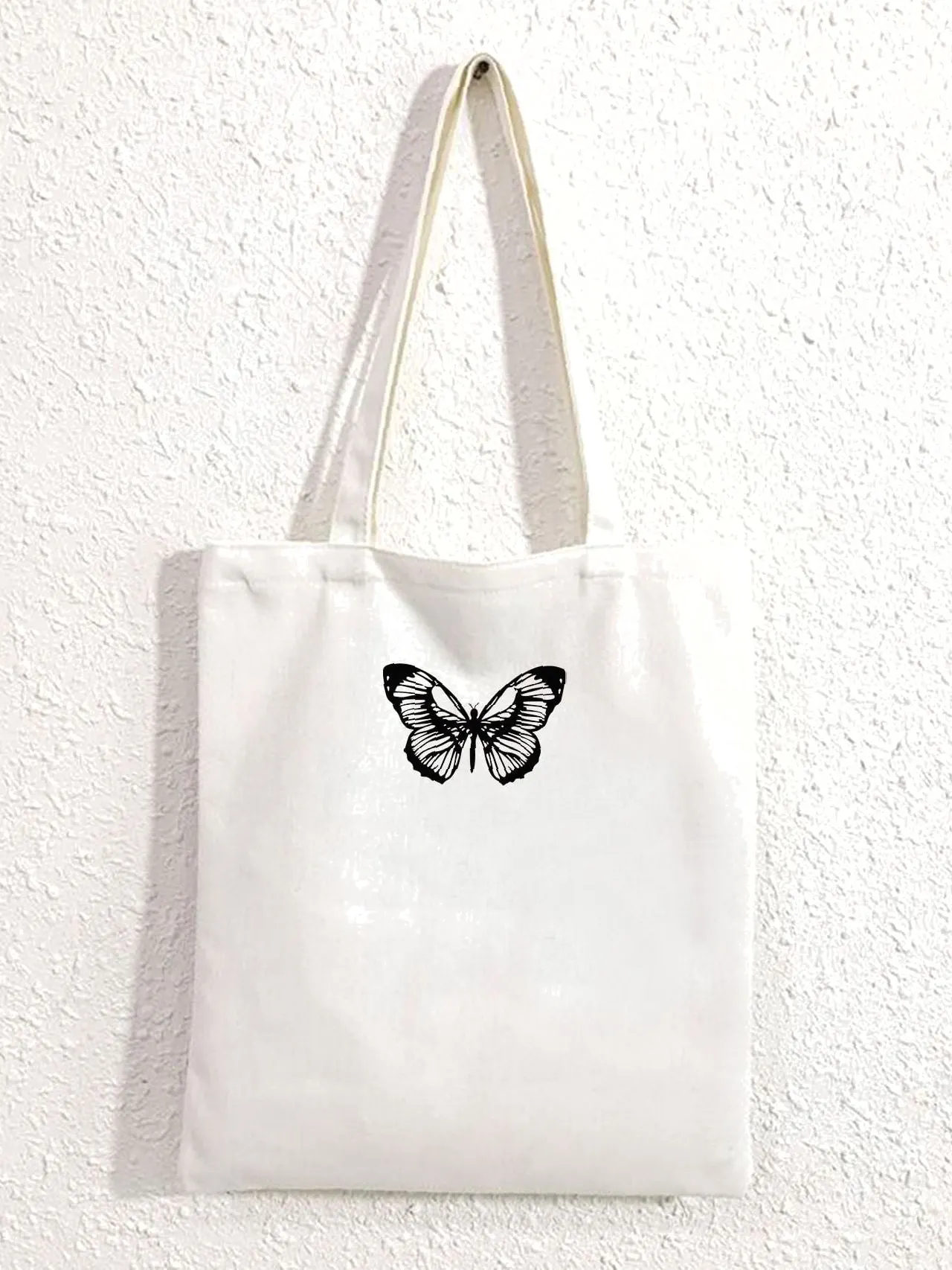 Maxct - Butterfly Graphic Shopper Bag  - Women Tote Bags