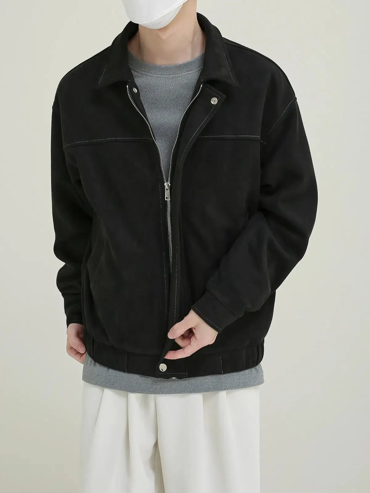 Maxct Spring Casual Suede Jacket
