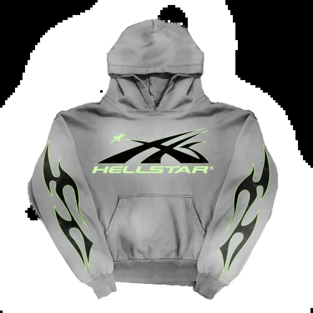 Maxct Y2k New Harajuku Hip-Hop Punk Letter Graphic Hooded Pullover Men Oversized Printed Sweatshirt Gothic top Street Wear Waichuan