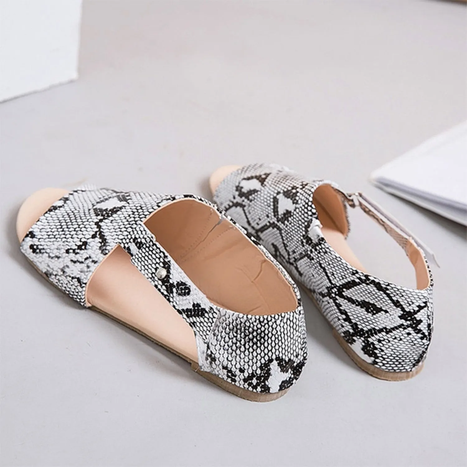 Casual Open Toe Flat Sandals Maxct