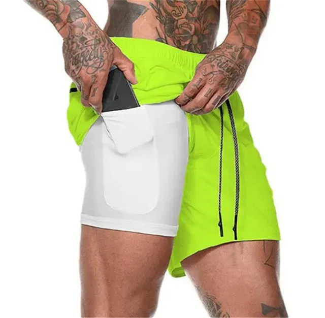 Men's 2-in-1 Double-Deck Sport Shorts Maxct - Image 9