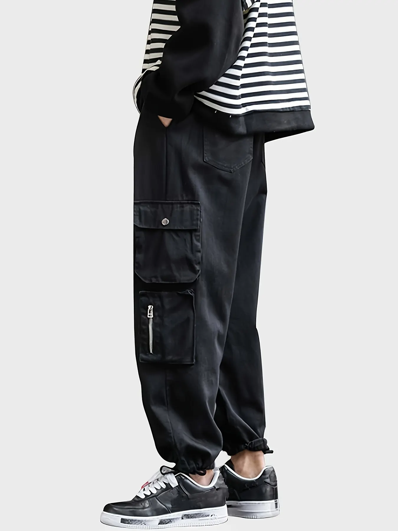 Men's Casual Zipper Pockets Cargo Pants For All Seasons