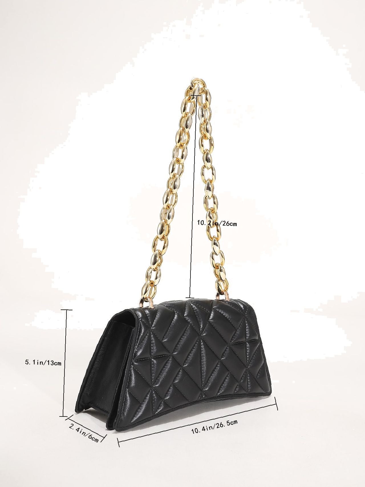 Bag For Love - Quilted Pattern Flap Novelty Bag  - Women Maxct Bags