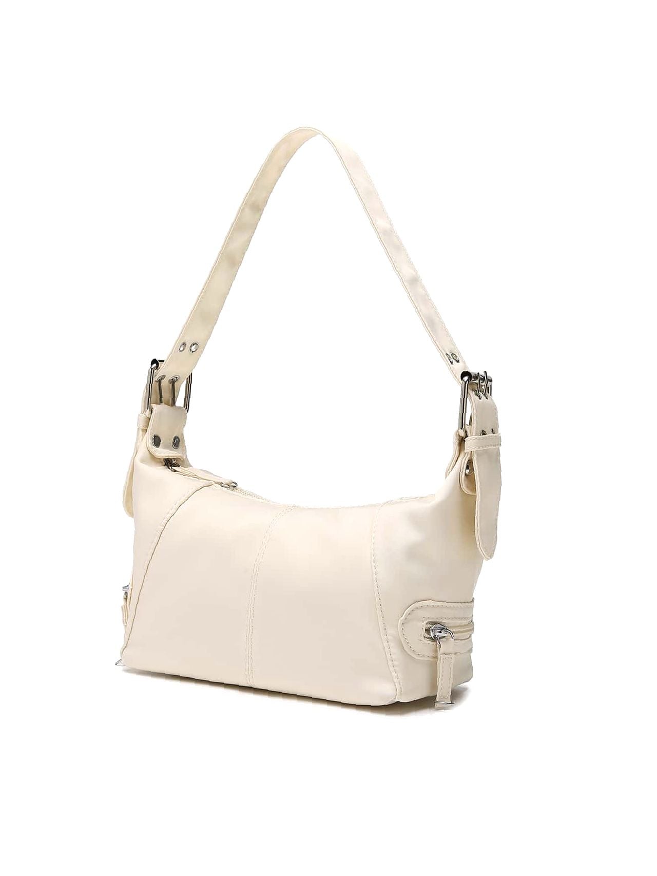 Bag For Love - Minimalist Zipper Baguette Bag  - Women Maxct Bags