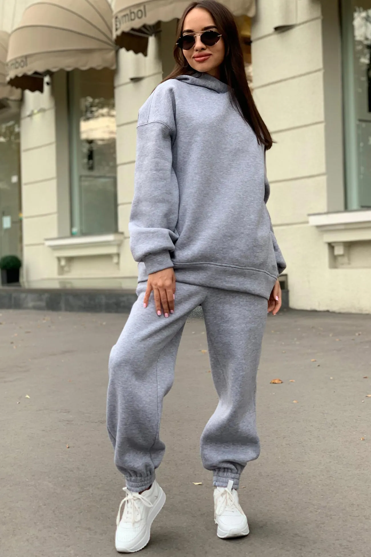Maxct Pocketed Hoodie Elastic Waist Long Pants Set