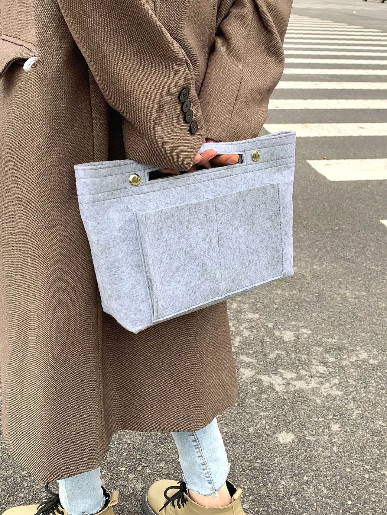 Maxct - Snap Button Bag Insert  - Women Tote Bags