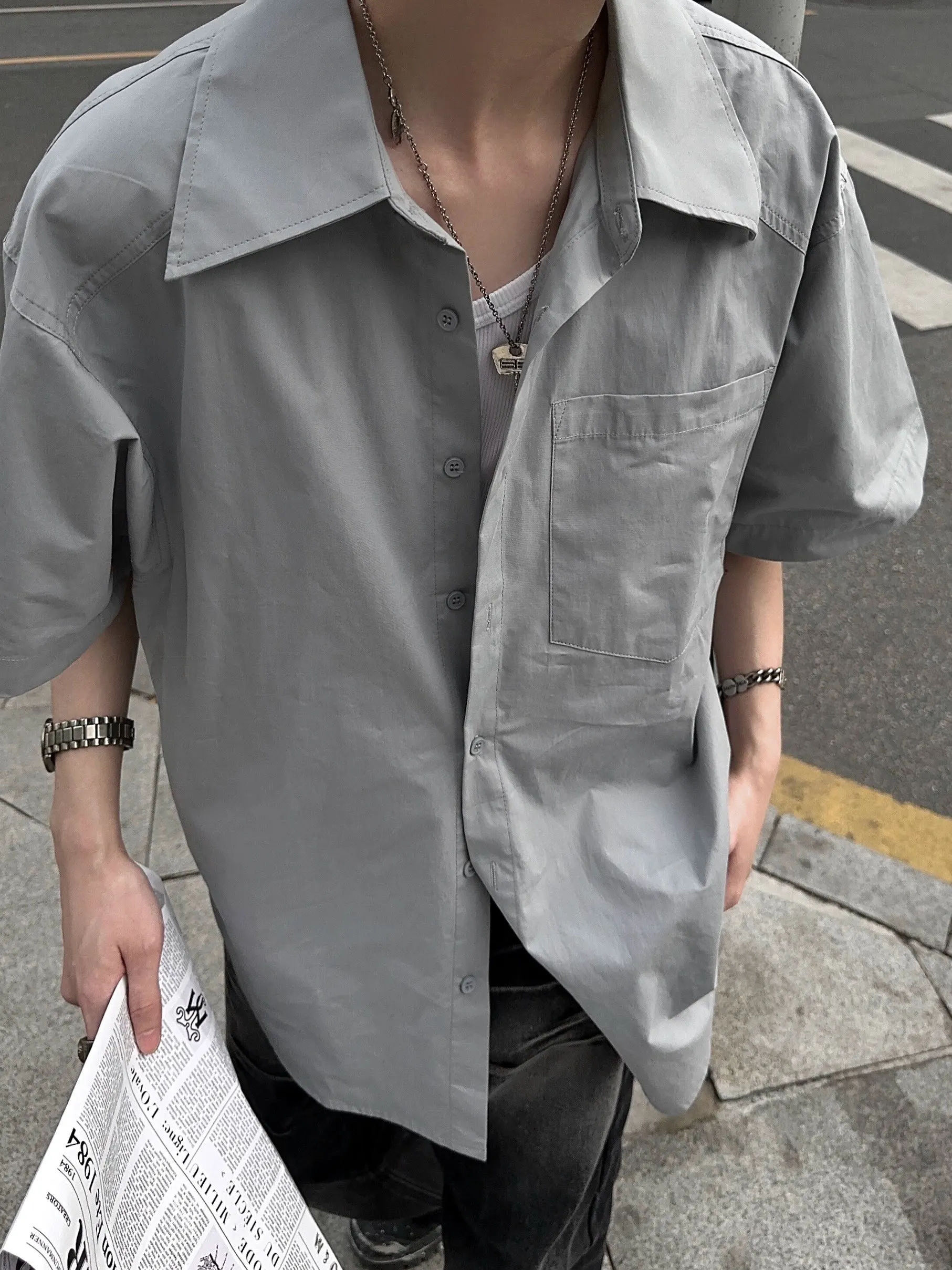 JM Essential Vintage Short Sleeves Shirt Maxct