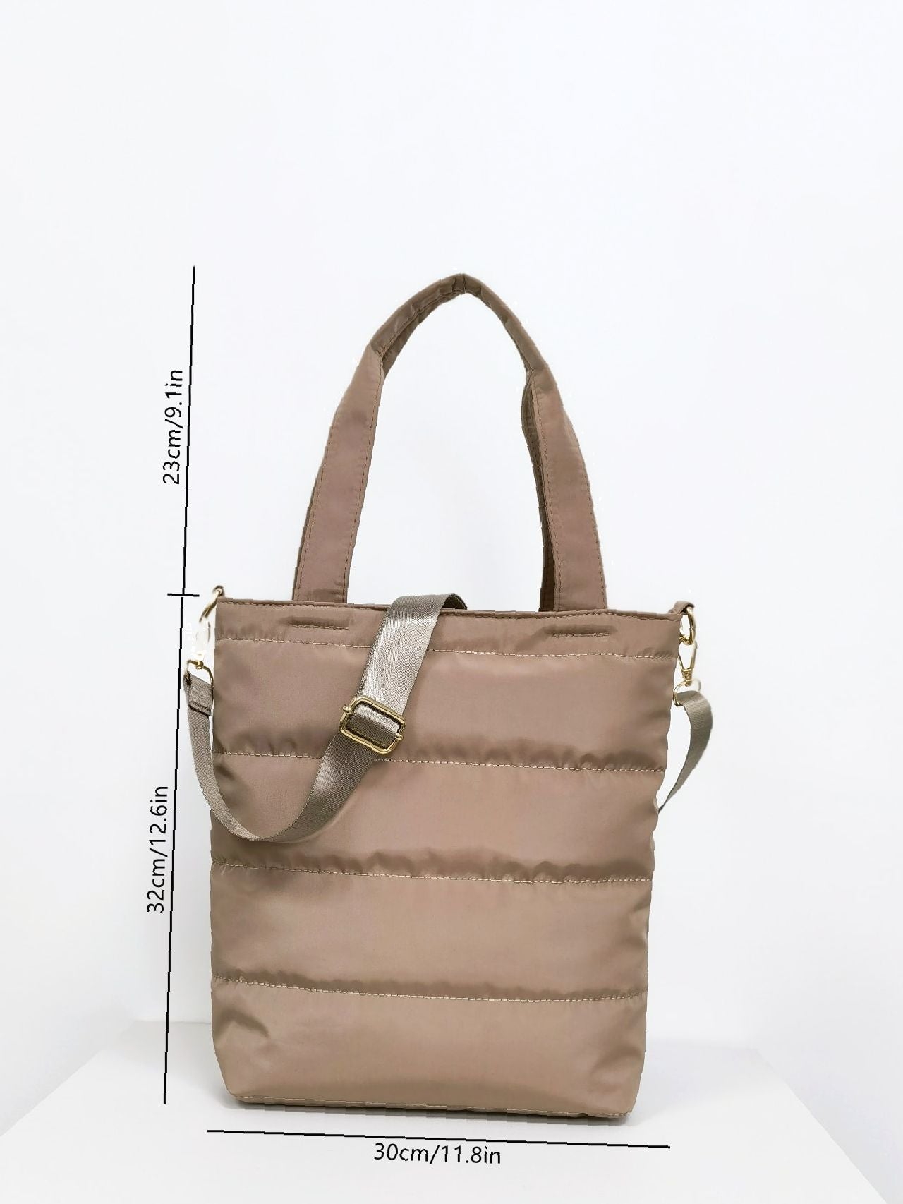 Maxct - Minimalist Ruched Tote Bag  - Women Tote Bags