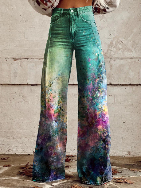 Maxct fall fits Link Twill Flared Pants plus