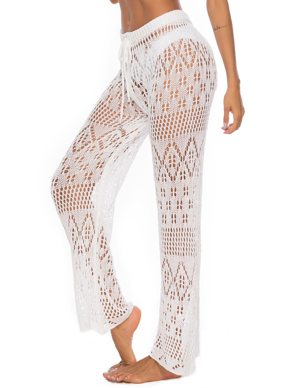 Maxct &Cutout Straight Swim Pants