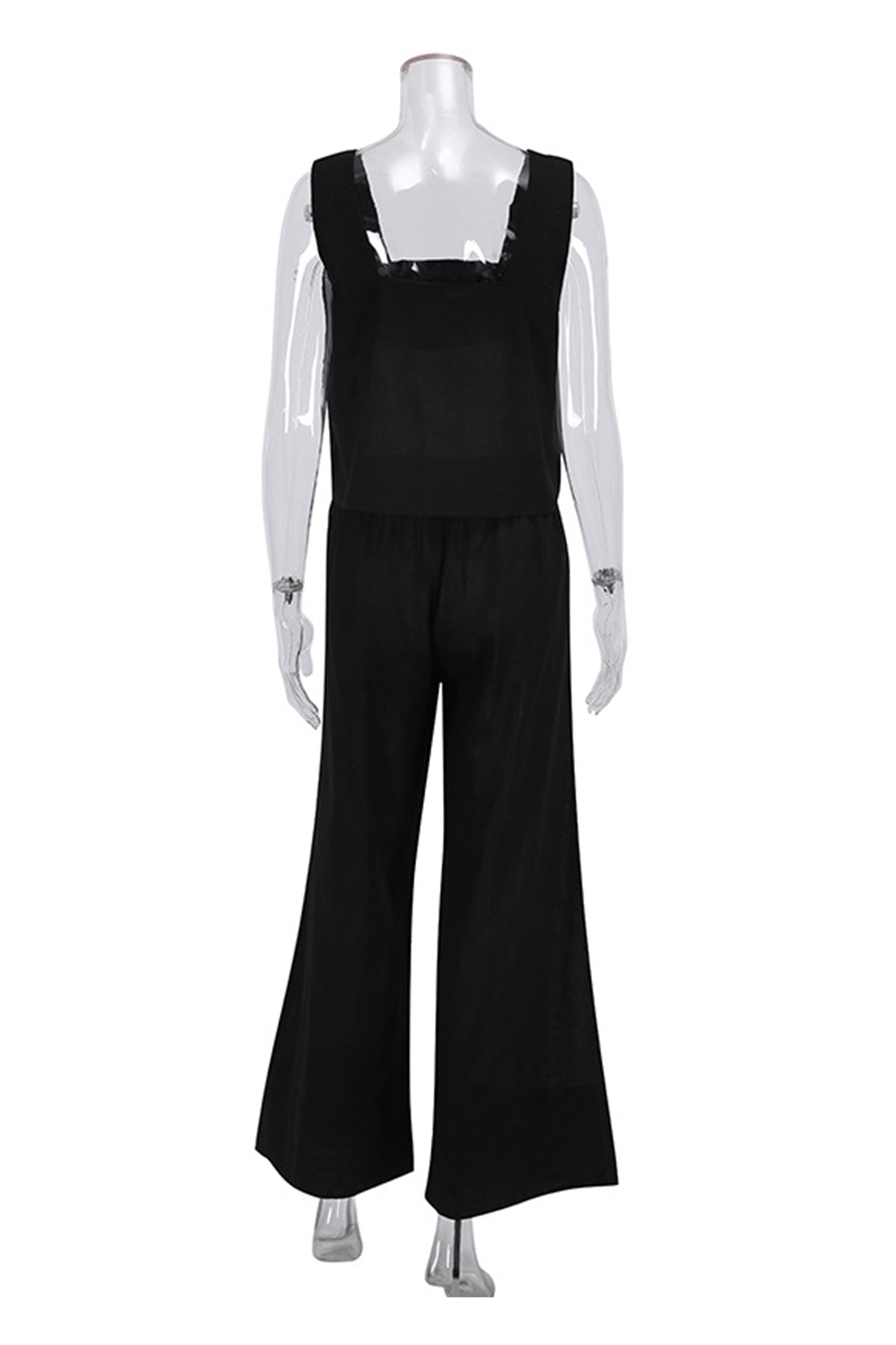 Maxct Cotton Square Neck Tank Pants Suits