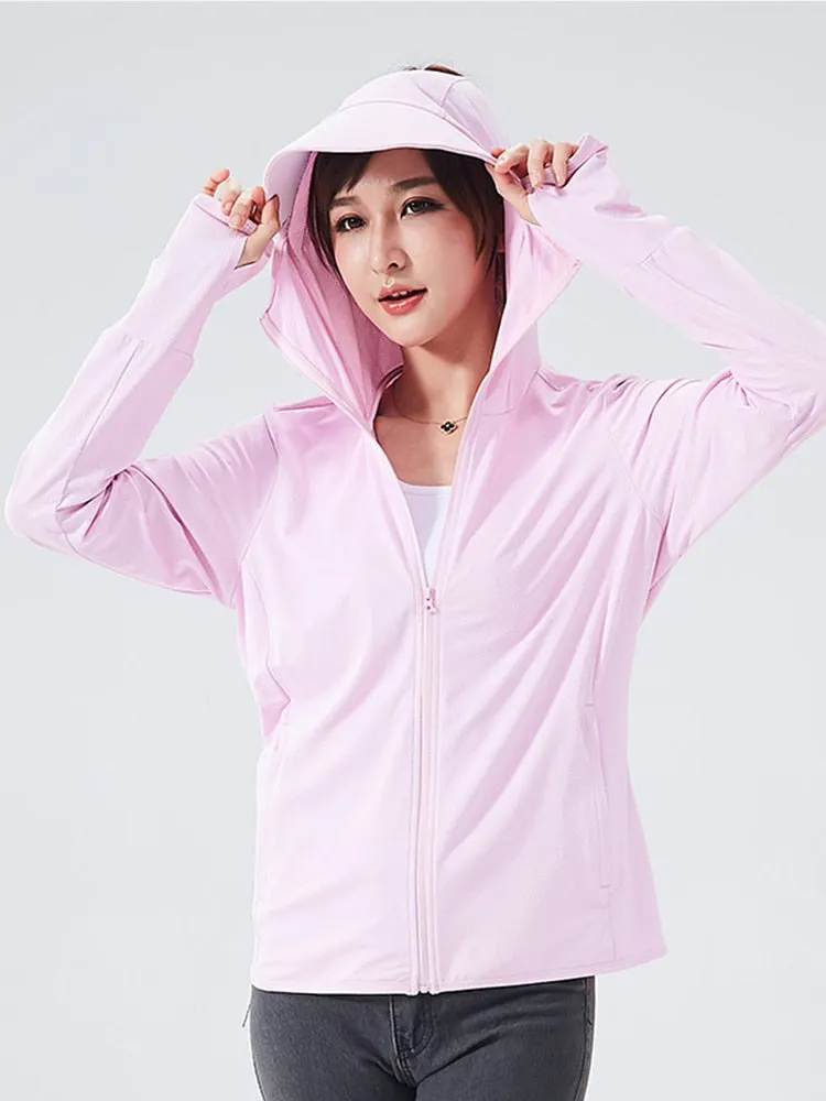 Unisex Summer UPF 50+ UV Sun Hoodies Maxct