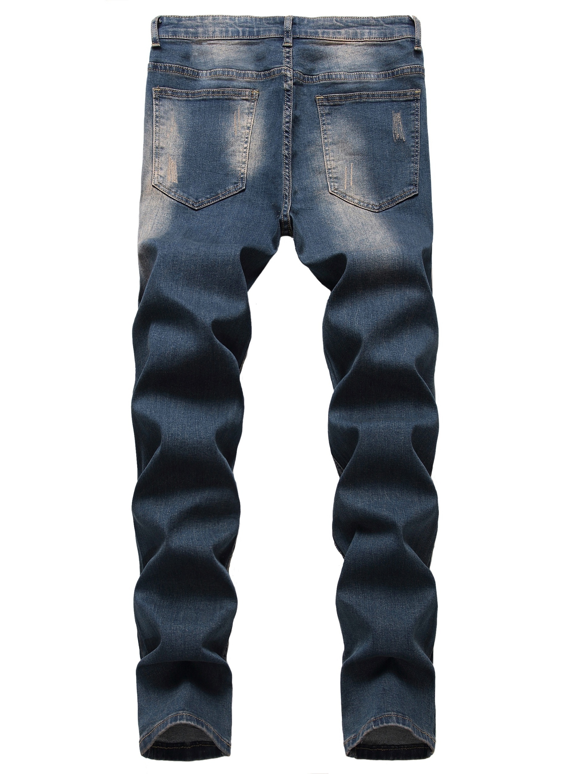 Men's Skinny Denim Jeans With Trendy Designs