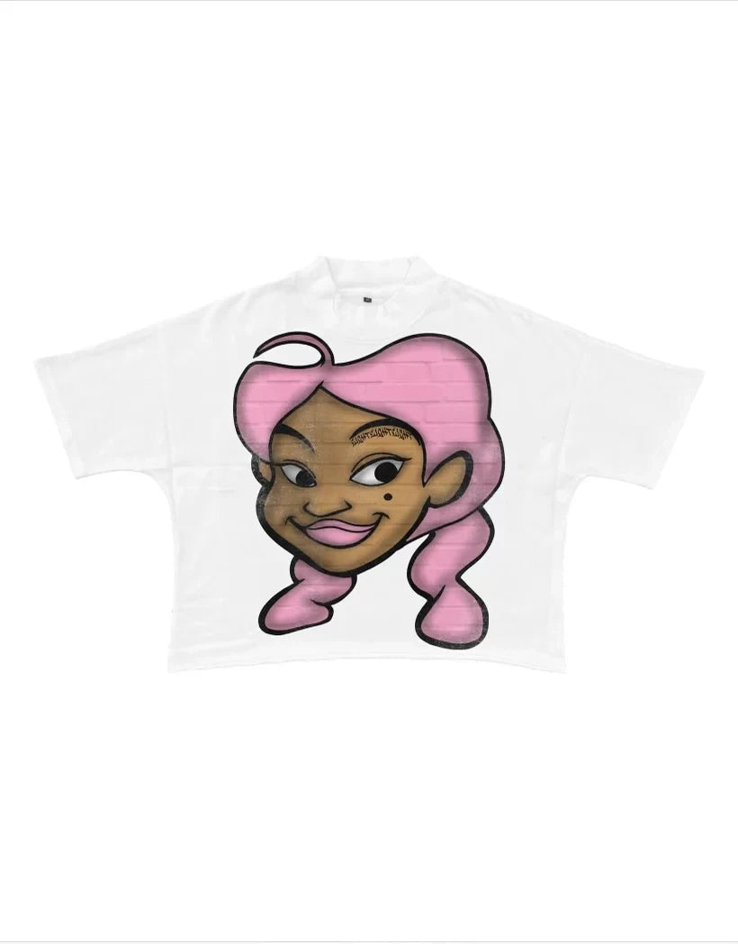 Maxct Streetwear Hip Hop Cartoon Character Graphic Printed T Shirt New Harajuku Gothic Cotton Drop Sleeves Oversized T Shirt Men Women