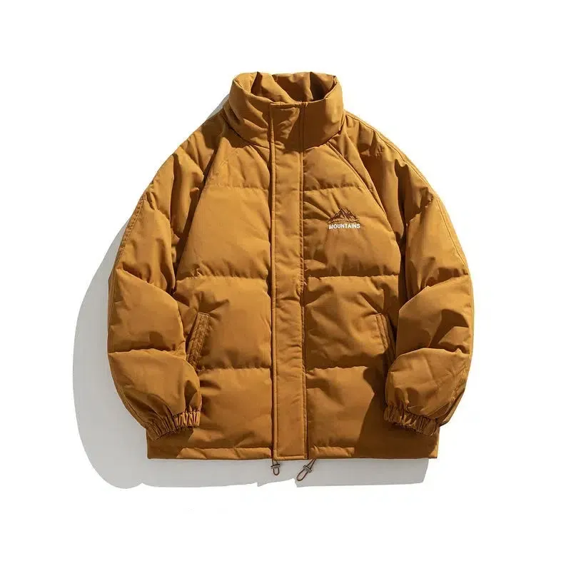 Maxct Retro Stand Collar Down Jacket