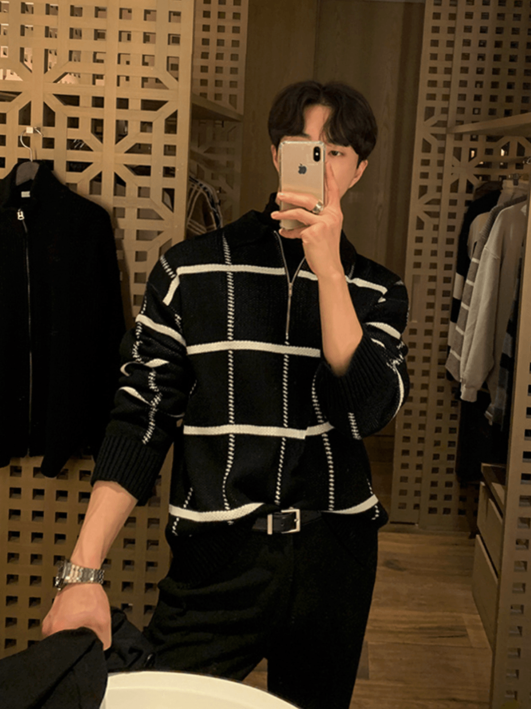 Maxct [Mrcyc] Plaid Sweater Na630